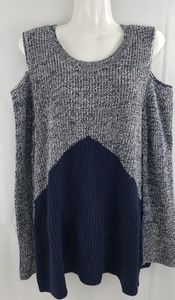 Style & Co. Blue/Warm sweater size M